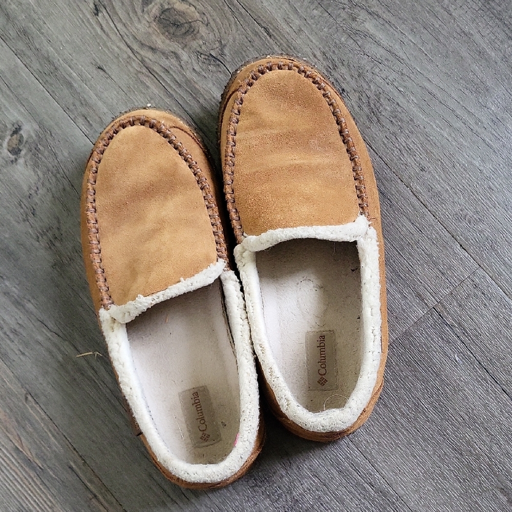 Columbia Brown Men's Loafers with Cream Lining